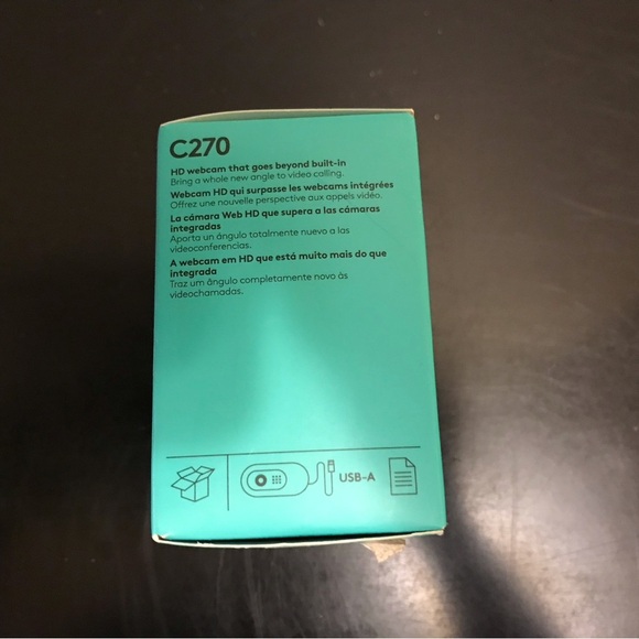 Logitech C270 HD Webcam. HD video calls. New in sealed box. - Picture 3 of 5